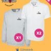 Sole trader, team and tradesmen embroidered Sweatshirt and embroidered Polo Shirt discounted bundle